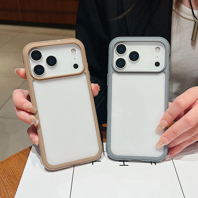 Funda de acrílico TPU transparente con borde liso para Samsung Galaxy S25+ / S24+ 5G (azul rey)