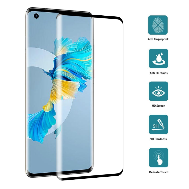 Para Huawei Mate 40 / Mate 40e 5g / Mate 40e 4g 9h 3D HD Curved Edge de borde de cristal templado