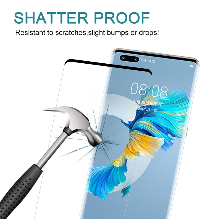 Para Huawei Mate 40 Pro 25 PCS 9H 3D HD Película de vidrio templado con borde curvo