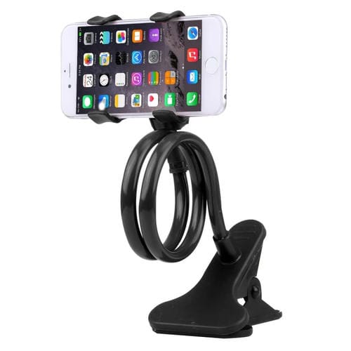 Soporte de Escritorio Universal Flexible Brazo Largo Multifuncional para Teléfono y Tableta (Negro)
