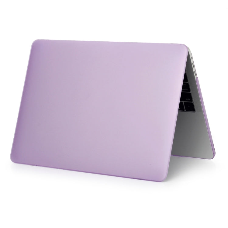 Estuche Protector para Computadora Portátil MacBook Pro 15.4 A1990 (2018) Estilo Esmerilado (Púrpura)