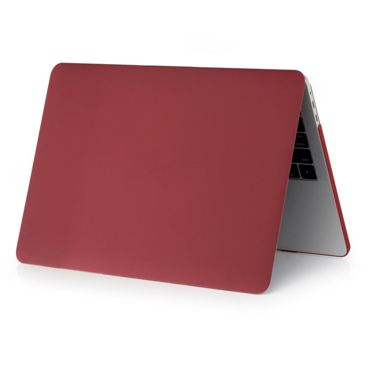 Estuche Protector para Computadora Portátil MacBook Pro 15.4 A1990 (2018) (Rojo Vino)