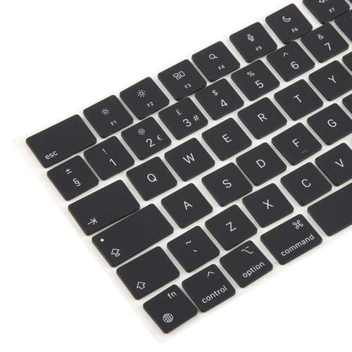 Teclas Apple MacBook Air 13.3 y 15.3 M2 A2681 A2941 Versão Inglês Reino Unido (Meia-noite)