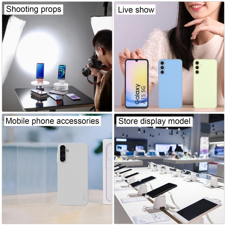 Modelo de Pantalla Ficticia para Samsung Galaxy A15 5G sin Función Pantalla a Color (Azul Oscuro)