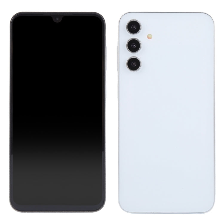Modelo de Pantalla Simulada Falsa para Samsung Galaxy A15 5G con Pantalla Negra (Plata)