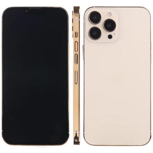 Pantalla Falsa para iPhone 13 Pro (Dorado) Modelo Negro sin Función