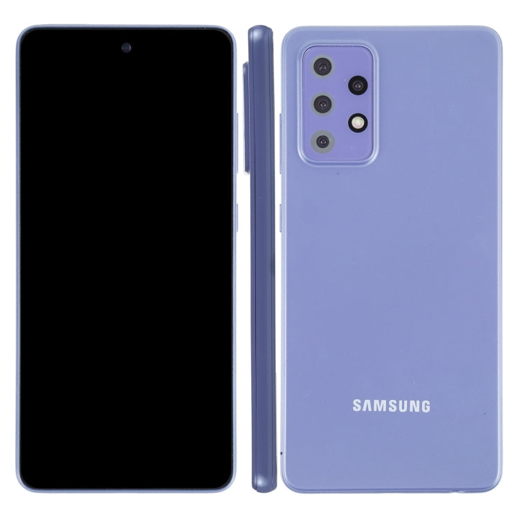 Para Samsung Galaxy A52 5G Pantalla negra Modelo de pantalla ficticia falsa que no funciona (Púrpura)