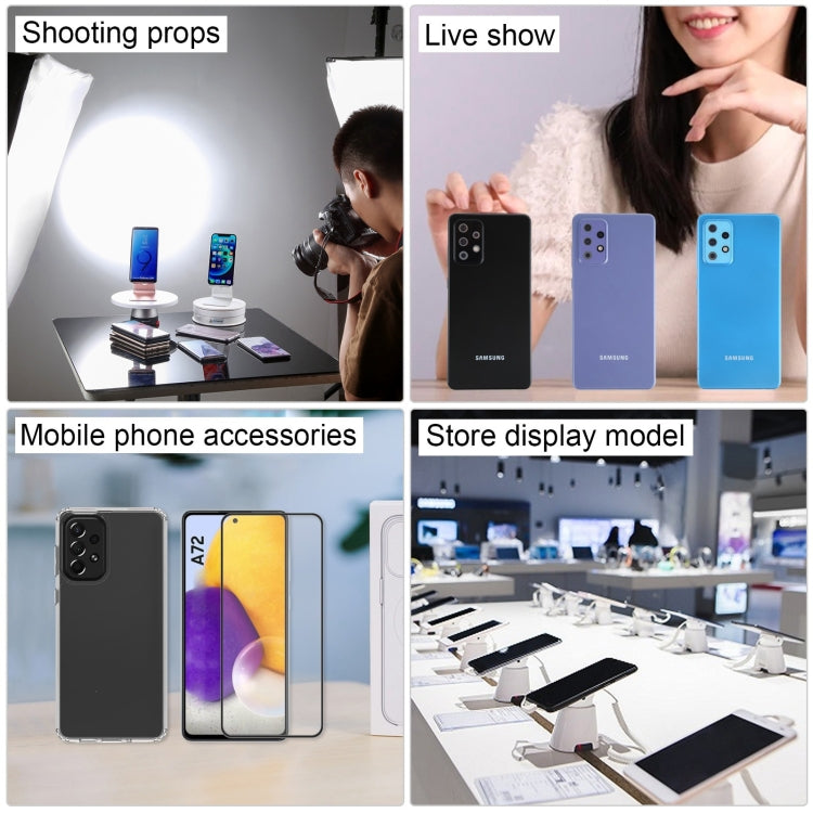 Para Samsung Galaxy A72 5G Pantalla a color Modelo de pantalla ficticia falsa que no funciona (Púrpura)