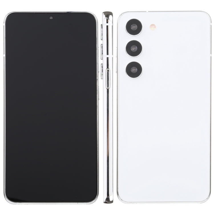 Pantalla Ficticia para Samsung Galaxy S23 5G Modelo Falsa Que no Funciona (Blanco)