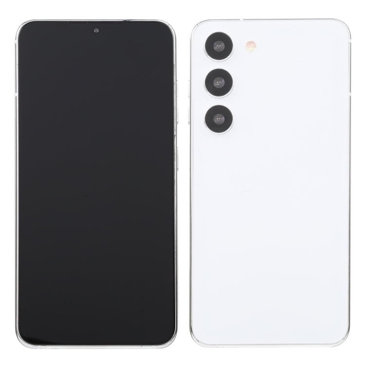 Pantalla Ficticia para Samsung Galaxy S23 5G Modelo Falsa Que no Funciona (Blanco)