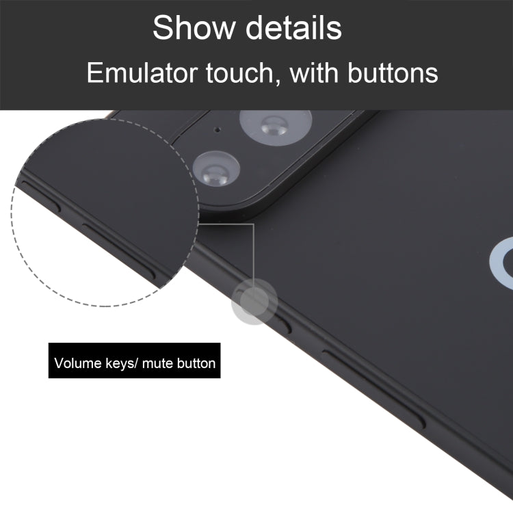 Modelo de Pantalla Falsa para Google Pixel 9 Pro (Negro)