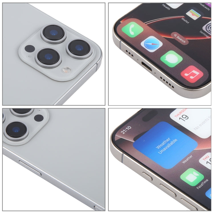 Modelo de Pantalla Falsa sin Función con Pantalla a Color para iPhone 16 Pro Max (Natural)