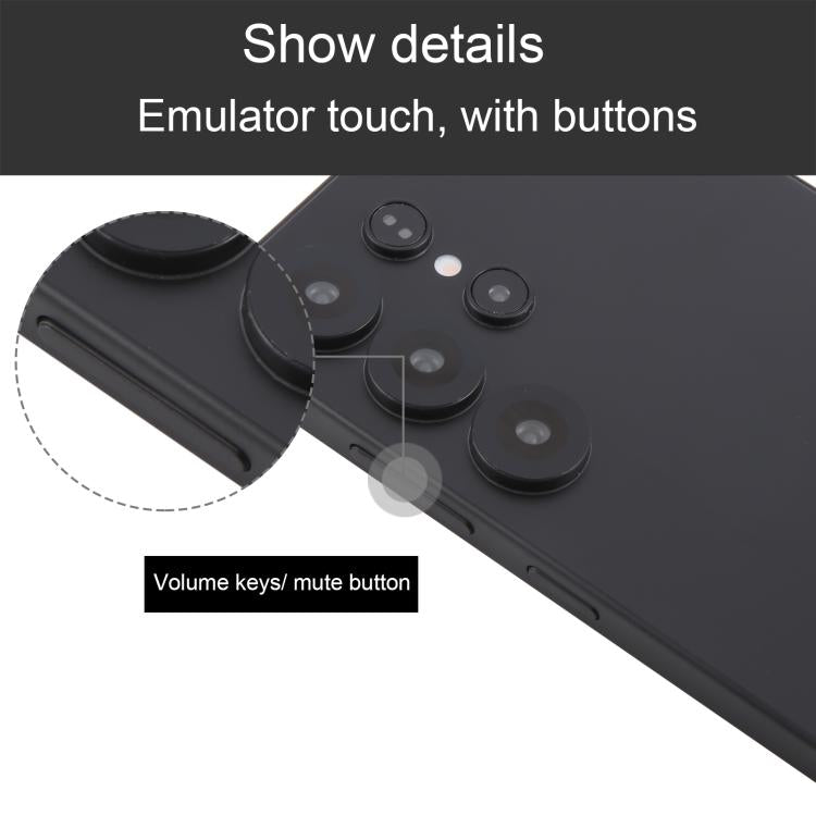 Pantalla Falsa para Samsung Galaxy S25 Ultra 5G (Negra) sin Función Táctil