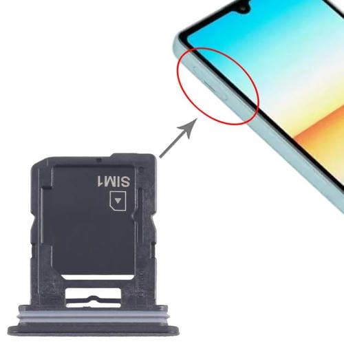 Tabuleiro Cartão SIM e Micro SD Sony Xperia Ace III (Preto)