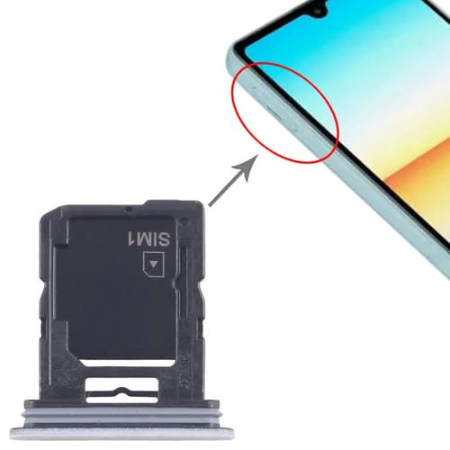 SIM-Karten- und Micro-SD-Kartenfach Sony Xperia Ace III (Weiß)