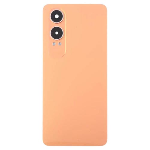 Back Cover Plastic Cover with Camera Lens Cover OnePlus Nord CE4 Lite (Orange)