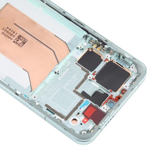 Schermo Completo AMOLED Originale per Xiaomi 14 Pro con Cornice (Verde)