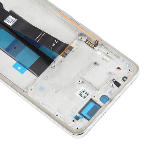 Original AMOLED Full Screen for Xiaomi Poco X7 5G with Frame (Silver)