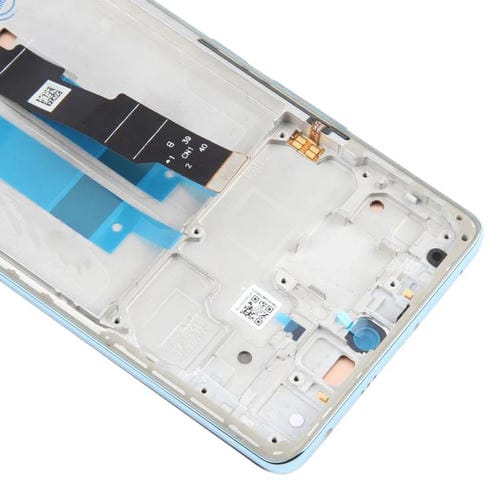 Full Screen Original AMOLED with Frame for Xiaomi Redmi Note 14 Pro 4G (Blue)
