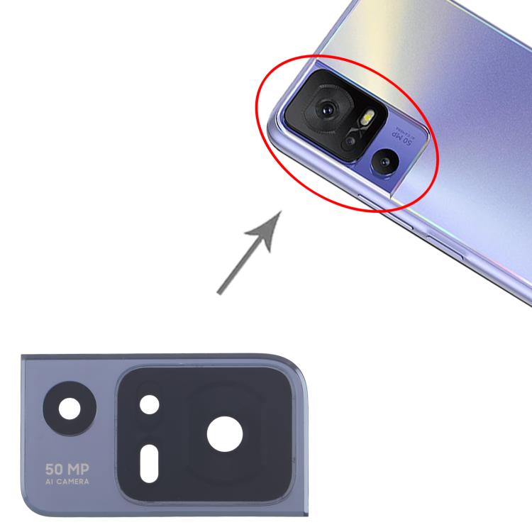 Lente de Cámara Trasera TCL 40 SE T610K (Negra)