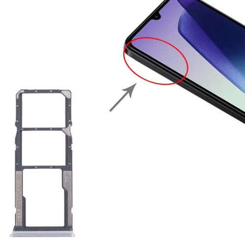 Vassoio Scheda SIM + Micro SD Xiaomi Redmi 14R 5G (Viola) (10 Unità)