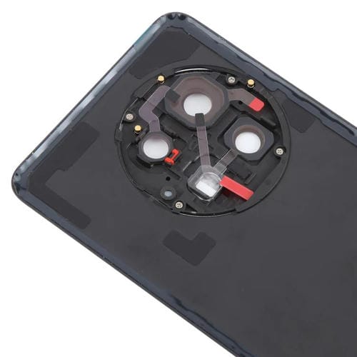 Coque arrière batterie verre OnePlus 13 CPH2655 CPH2653 Objectif caméra (Noir mat)
