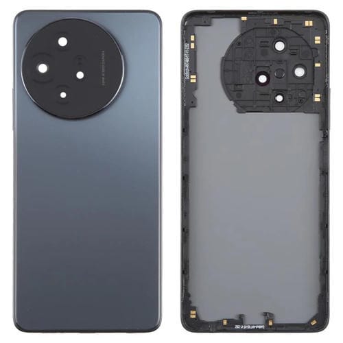 Carcasa trasera original con tapa para lente de cámara para TCL 50 XL (negra)