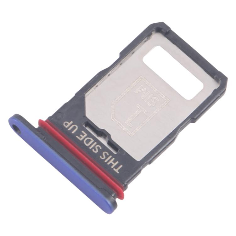 Bandeja para tarjeta SIM original (10 unidades) para Motorola Edge 60 Pro (azul)