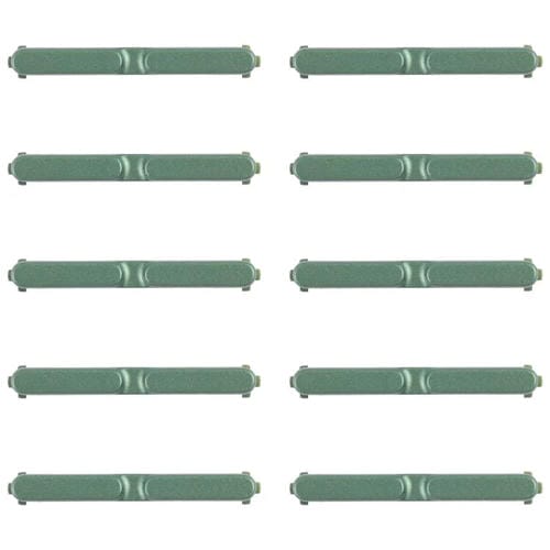 Para Motorola Moto G Power 2025 5G 10 pares de botones de encendido y volumen (verde)