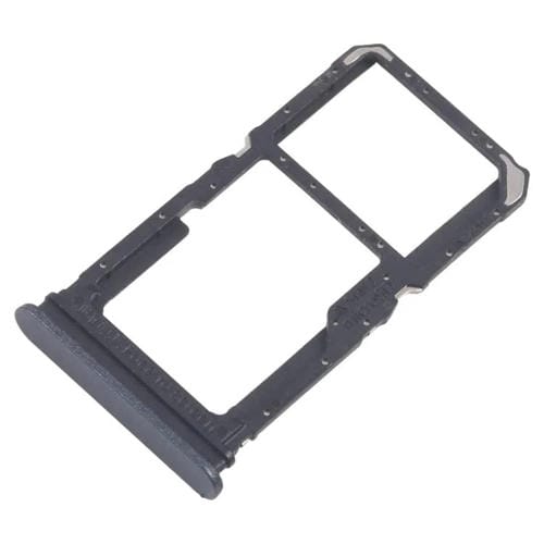 Bandeja para tarjeta SIM original (10 unidades) para OPPO Reno11 F CPH2603 + bandeja para tarjeta SIM/tarjeta micro SD (negra)