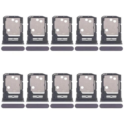 Bandeja para tarjeta SIM original (10 unidades) para OPPO Reno12 Pro CPH2629 + bandeja para tarjeta SIM/tarjeta Micro SD (negra)