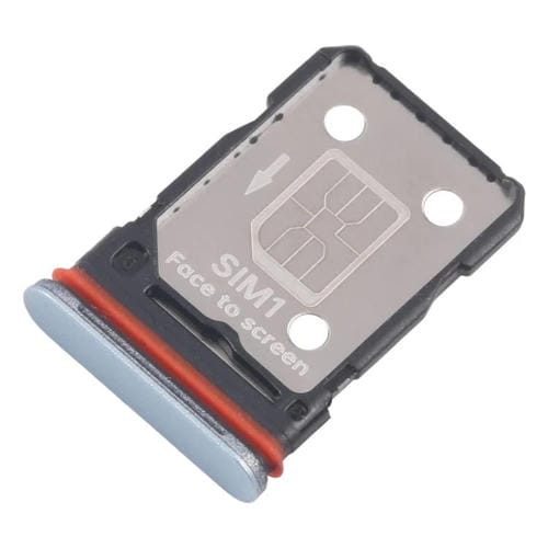 Bandeja para tarjeta SIM original (10 unidades) + bandeja para tarjeta SIM (azul) para OPPO F29 Pro