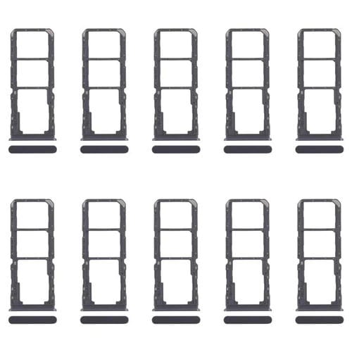 Bandejas para tarjeta SIM original (10 unidades) + bandeja para tarjeta SIM + bandeja para tarjeta Micro SD (morado) para Realme Note 60x 4G RMX3938