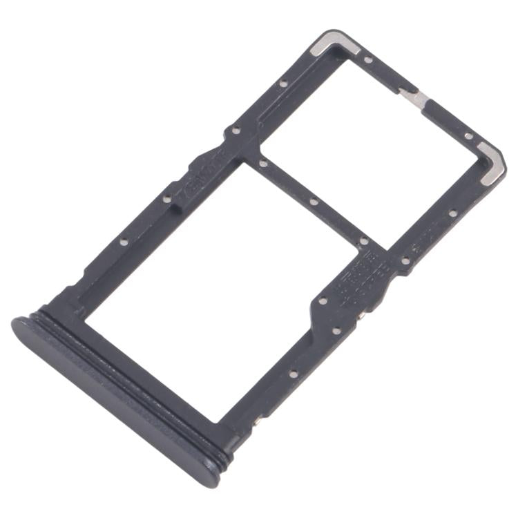 Bandejas para tarjeta SIM originales (10 unidades) para Realme 10 Pro 5G RMX3663 RMX3660 RMX3661 + bandeja para tarjeta SIM/tarjeta Micro SD (negra)
