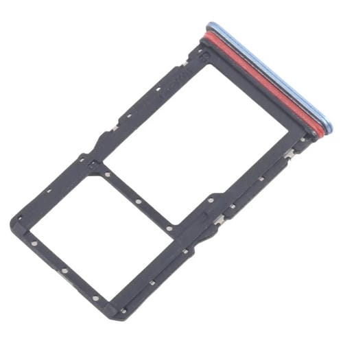 Bandejas para tarjeta SIM original (10 unidades) para Realme 10 Pro 5G RMX3663 RMX3660 RMX3661 + bandeja para tarjeta SIM/tarjeta Micro SD (azul)