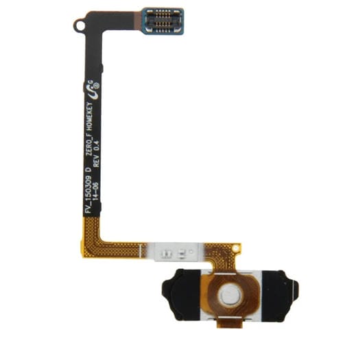 Botón de Inicio Flex Cable con Huellas Samsung Galaxy S6 / G920F (Blanco)