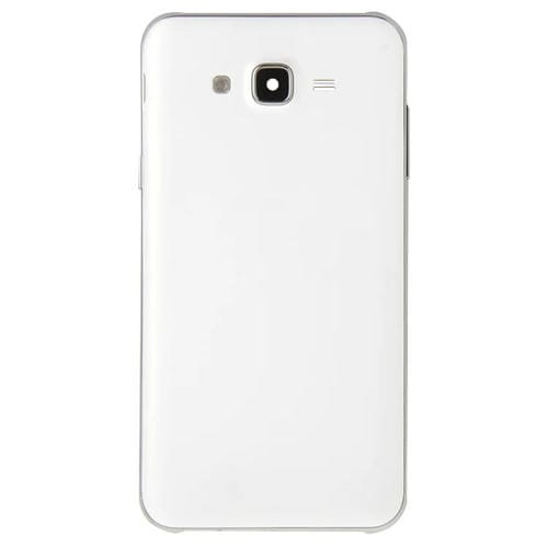 Cubierta de Carcasa Completa Samsung Galaxy J5 Bisel y Tapa Trasera (Blanco)