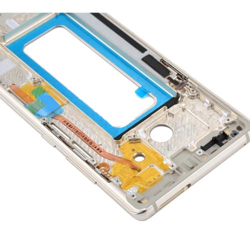 Frente do invólucro LCD Samsung Galaxy Note 8 N950 Moldura Moldura Placa (Ouro)