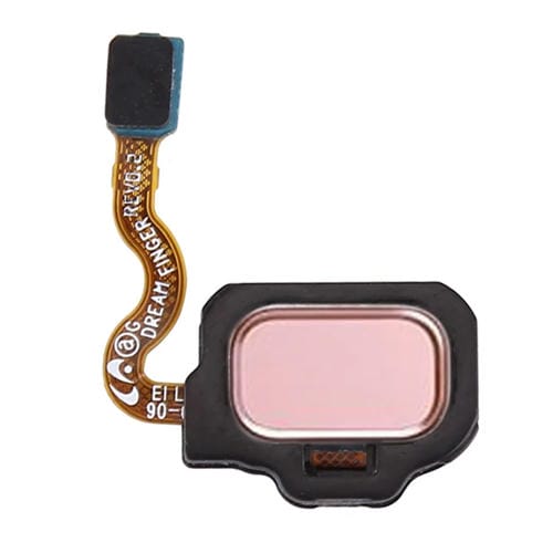 Cabo Flex com Botão de Impressão Digital Samsung Galaxy S8/S8+ (Rosa)