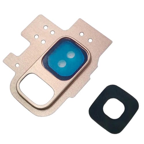 Housse d'objectif d'appareil photo Samsung Galaxy S9/G9600 (Or) - Pack de (10 pièces)