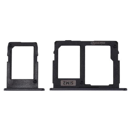 Plateau de carte SIM et Micro SD Samsung Galaxy J3/J5/J7 SIM Unique/J330/J530/J730 (Noir)