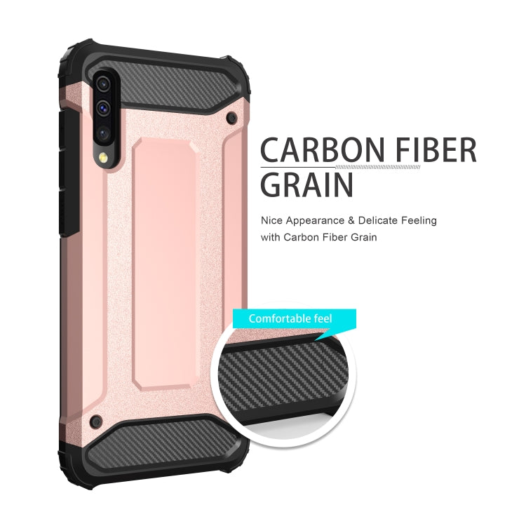 Estuche combinado Magic Armor TPU + PC para Galaxy A50 (gris)