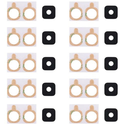 Rückseitige Kameraglasabdeckung Samsung Galaxy A5/A8 Klebstoff (10 Stücke)