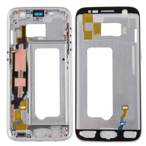 Boîtier Avant Cadre Lunette LCD Samsung Galaxy S7/G930 (Argent)