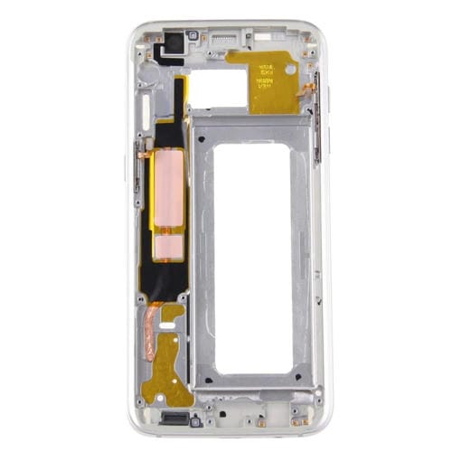 Carcasa Frontal LCD Samsung Galaxy S7 Edge G935 Placa Bisel (Prata)