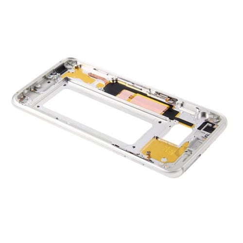Carcasa Frontal LCD Samsung Galaxy S7 Edge G935 Placa Bisel (Prata)