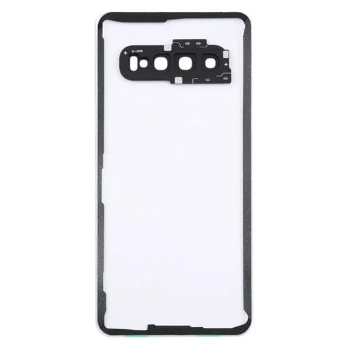 Dos de couverture Samsung Galaxy S10 G973 couvercle de batterie avec objectif de caméra (Transparent)