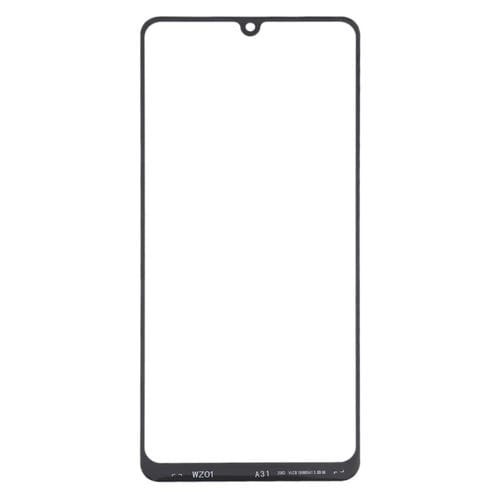 Front Screen Glass Lens Samsung Galaxy A31 (Black) - Exterior