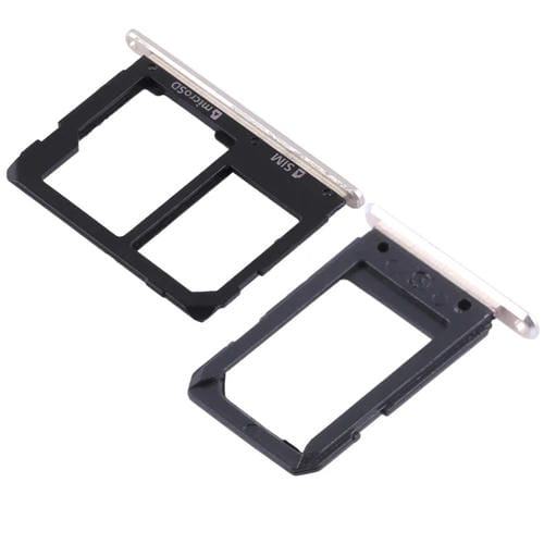 Plateau double SIM et Micro SD Samsung Galaxy A5108/A7108 (Or)