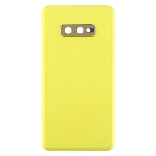 Couvercle arrière de batterie avec lentille d'appareil photo Samsung Galaxy S10e (Jaune)